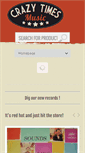 Mobile Screenshot of crazytimesmusic.com