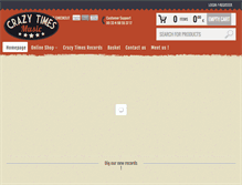 Tablet Screenshot of crazytimesmusic.com